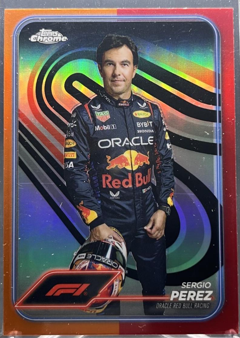 Sergio Perez [Orange Red Refractor] #2