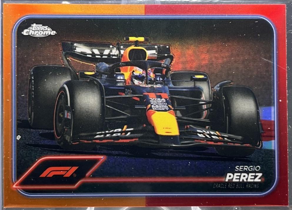 Sergio Perez [Orange Red Refractor] #74