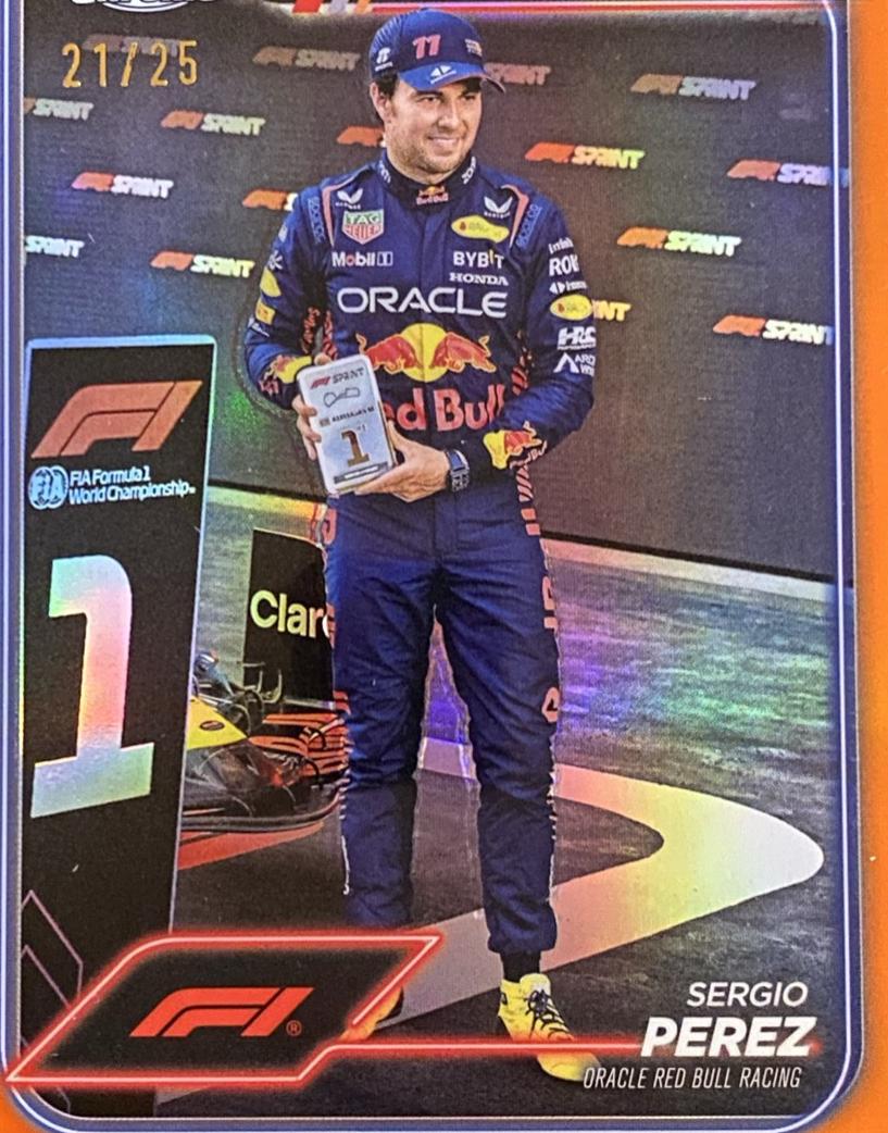 Sergio Perez [Orange Refractor] #148