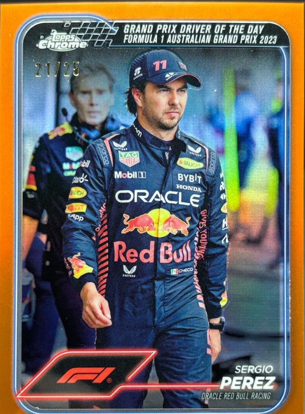 Sergio Perez [Orange Refractor] #161