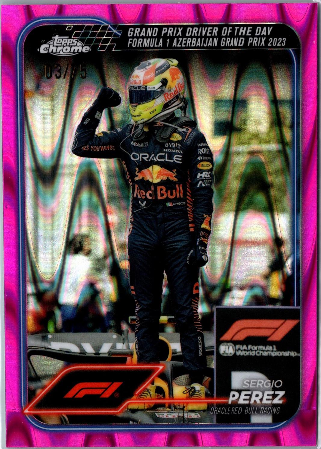 Sergio Perez [Pink RayWave Refractor] #162