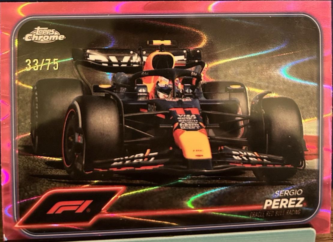 Sergio Perez [Pink RayWave Refractor] #74