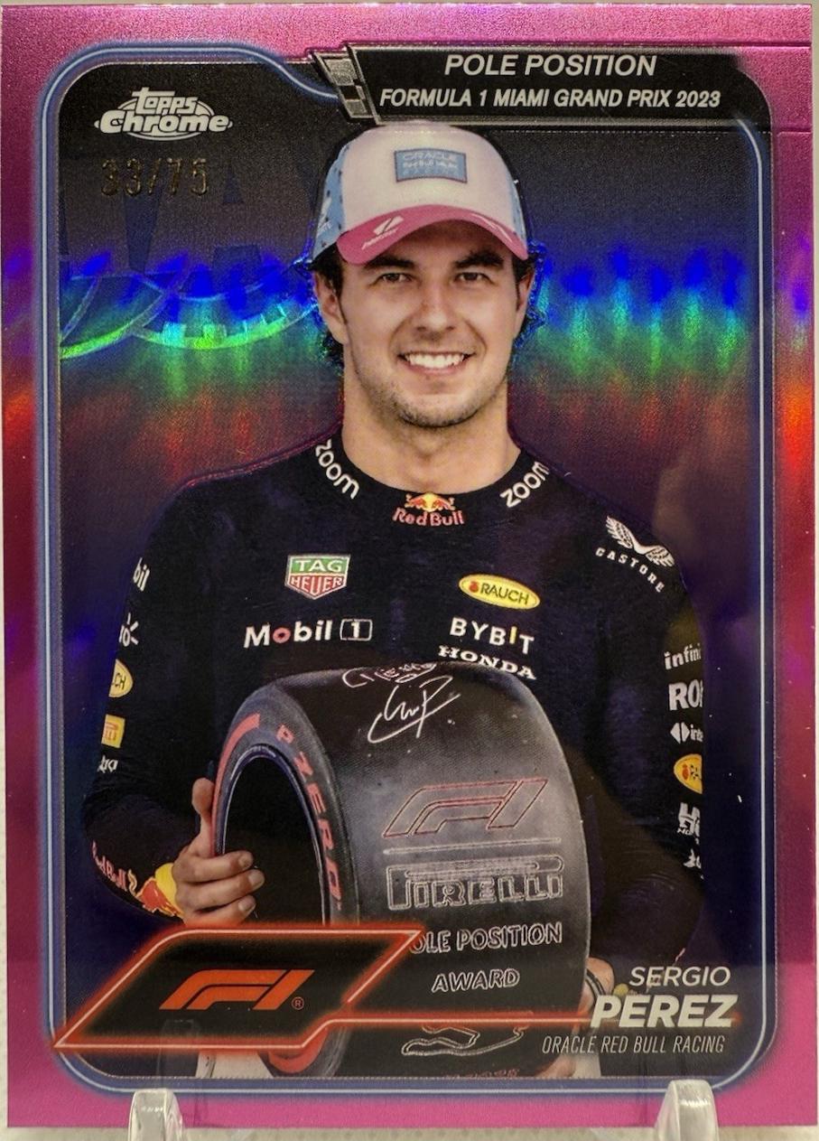 Sergio Perez [Pink Refractor] #156