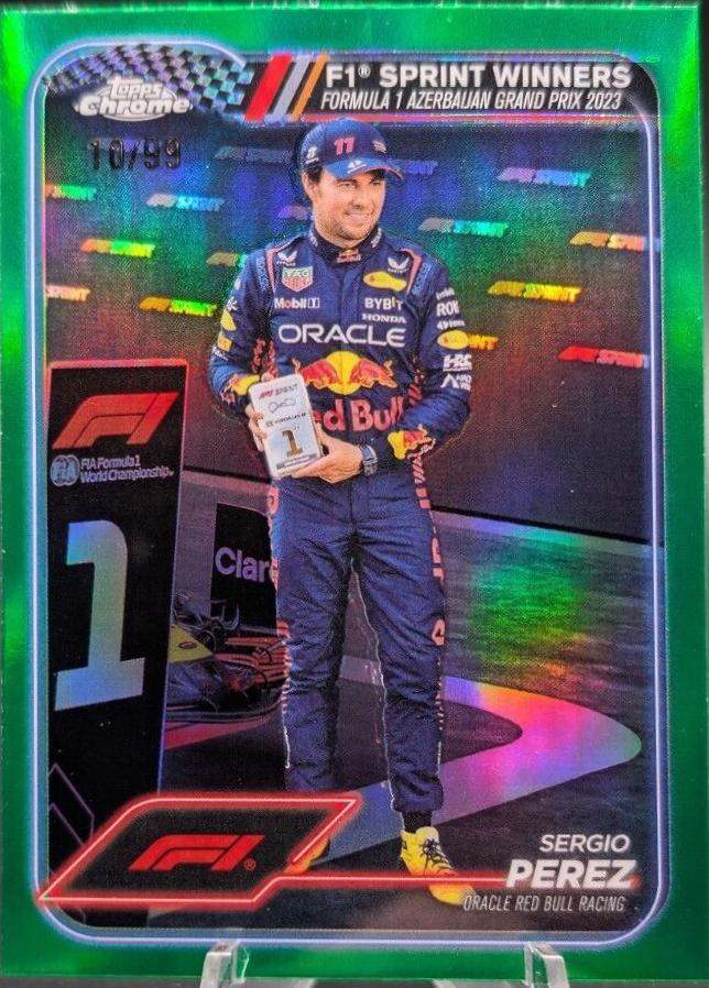 Sergio Perez [Red Green Refractor] #148