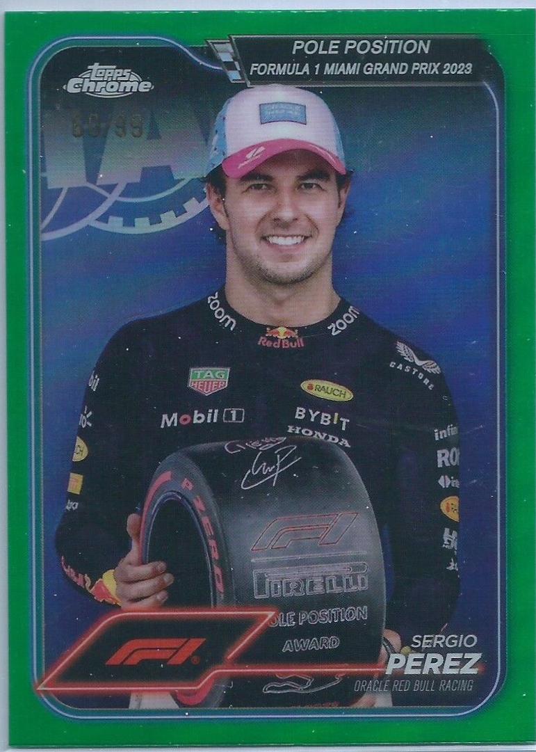 Sergio Perez [Red Green Refractor] #156