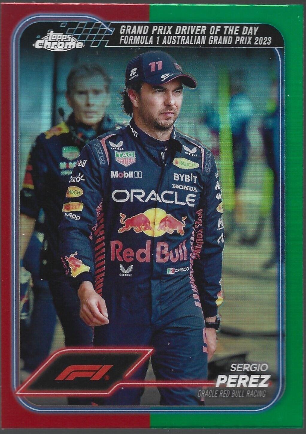 Sergio Perez [Red Green Refractor] #161