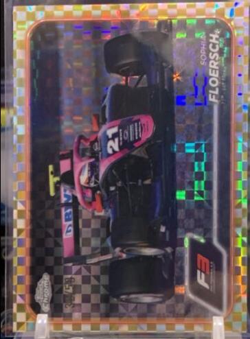 Sophia Floersch [Checker Flag Gold Refractor] #134