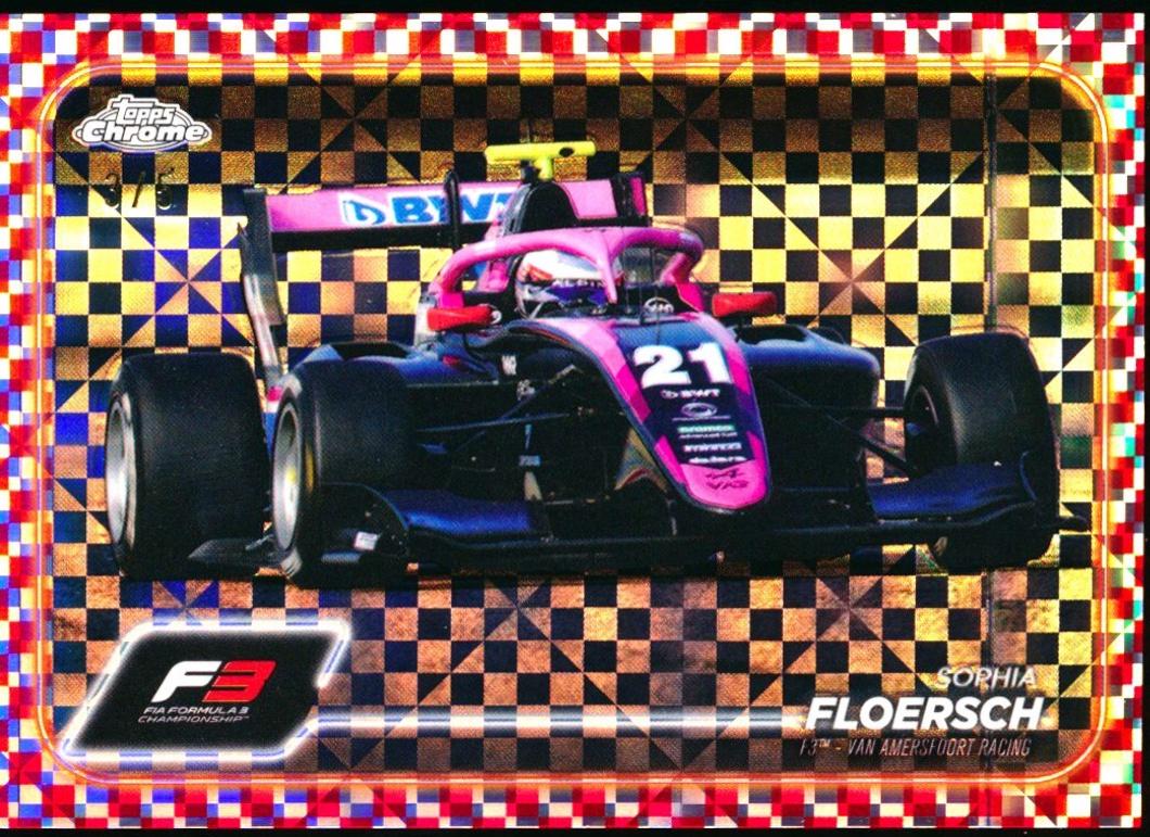 Sophia Floersch [Checker Flag Red Refractor] #134