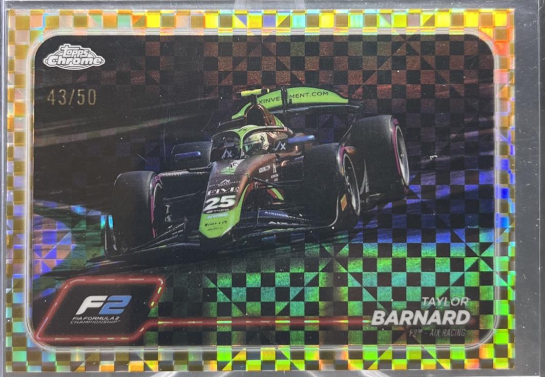 Taylor Barnard [Checker Flag Gold Refractor] #108