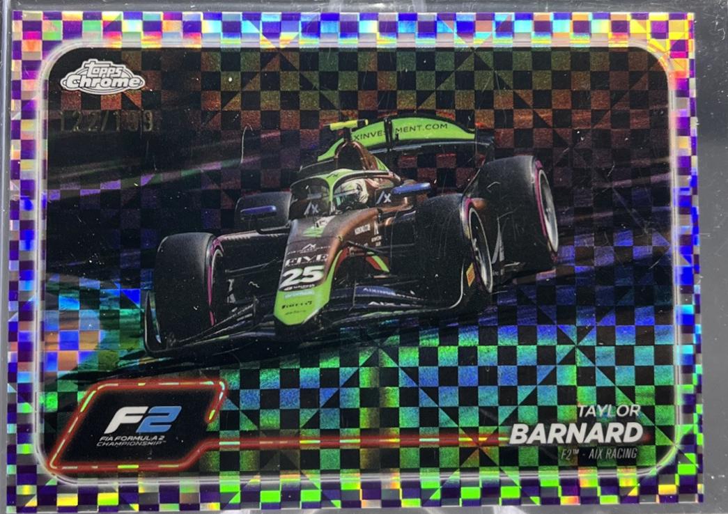 Taylor Barnard [Checker Flag Purple Refractor] #108