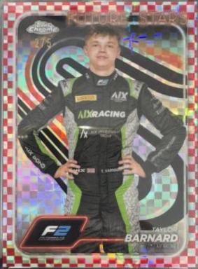Taylor Barnard [Checker Flag Red Refractor] #36