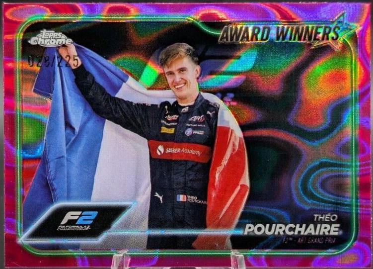 Theo Pourchaire [Fuchsia Lava Refractor] #185
