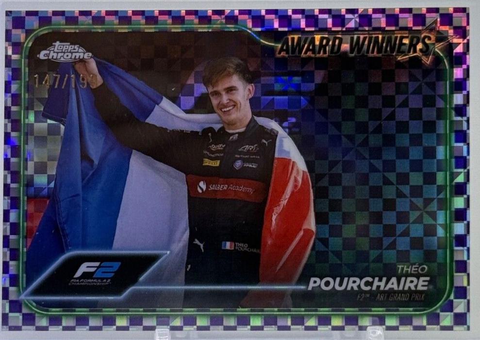 Theo Pourchaire [Purple Green Refractor] #185