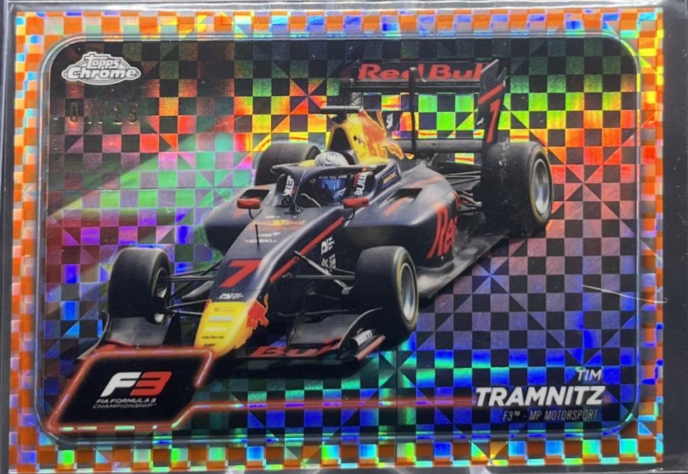 Tim Tramnitz [Checker Flag Orange Refractor] #121