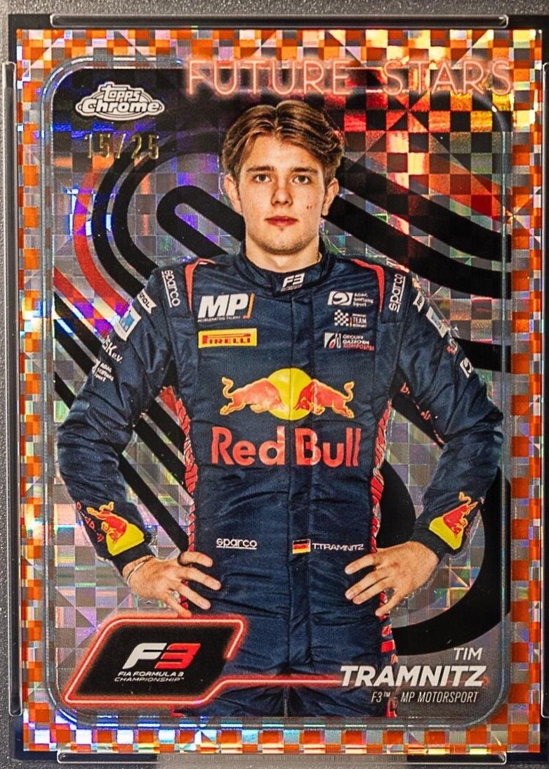 Tim Tramnitz [Checker Flag Orange Refractor] #49