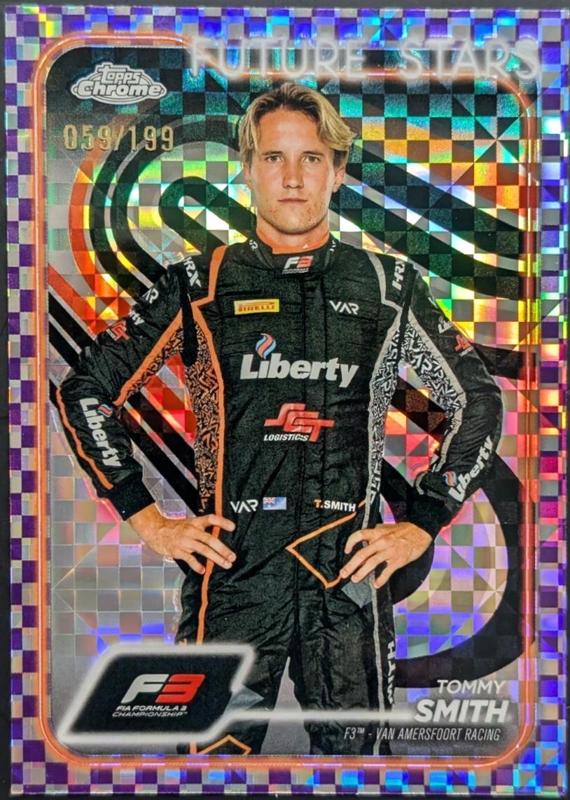 Tommy Smith [Checker Flag Purple Refractor] #63
