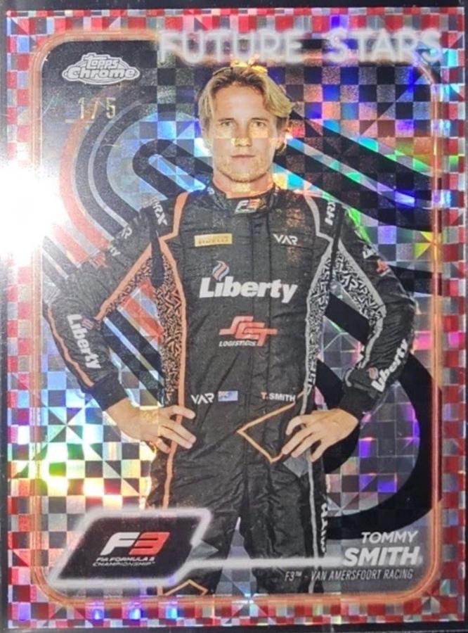 Tommy Smith [Checker Flag Red Refractor] #63