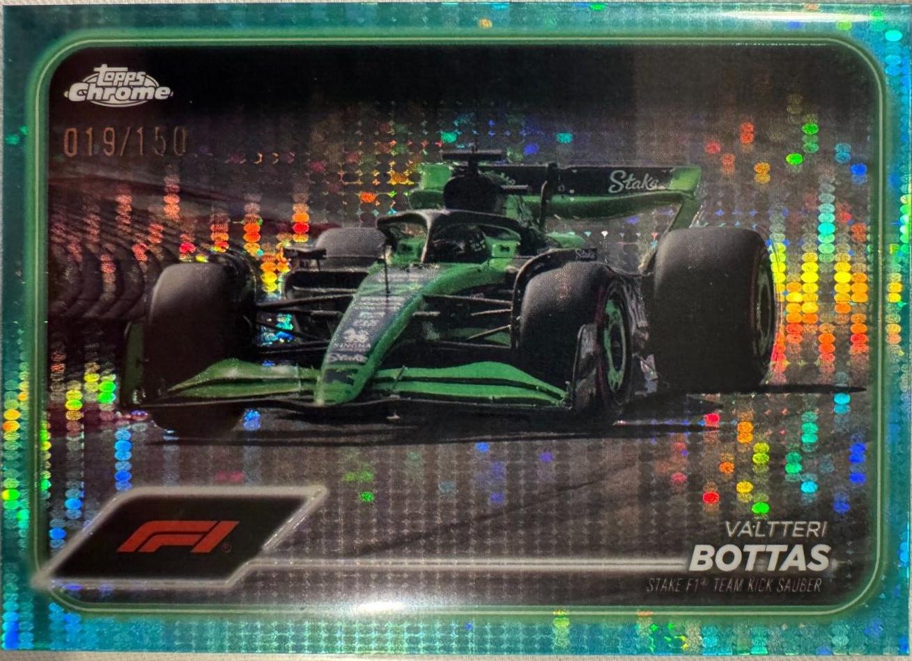 Valtteri Bottas [Aqua Sonar Refractor] #85