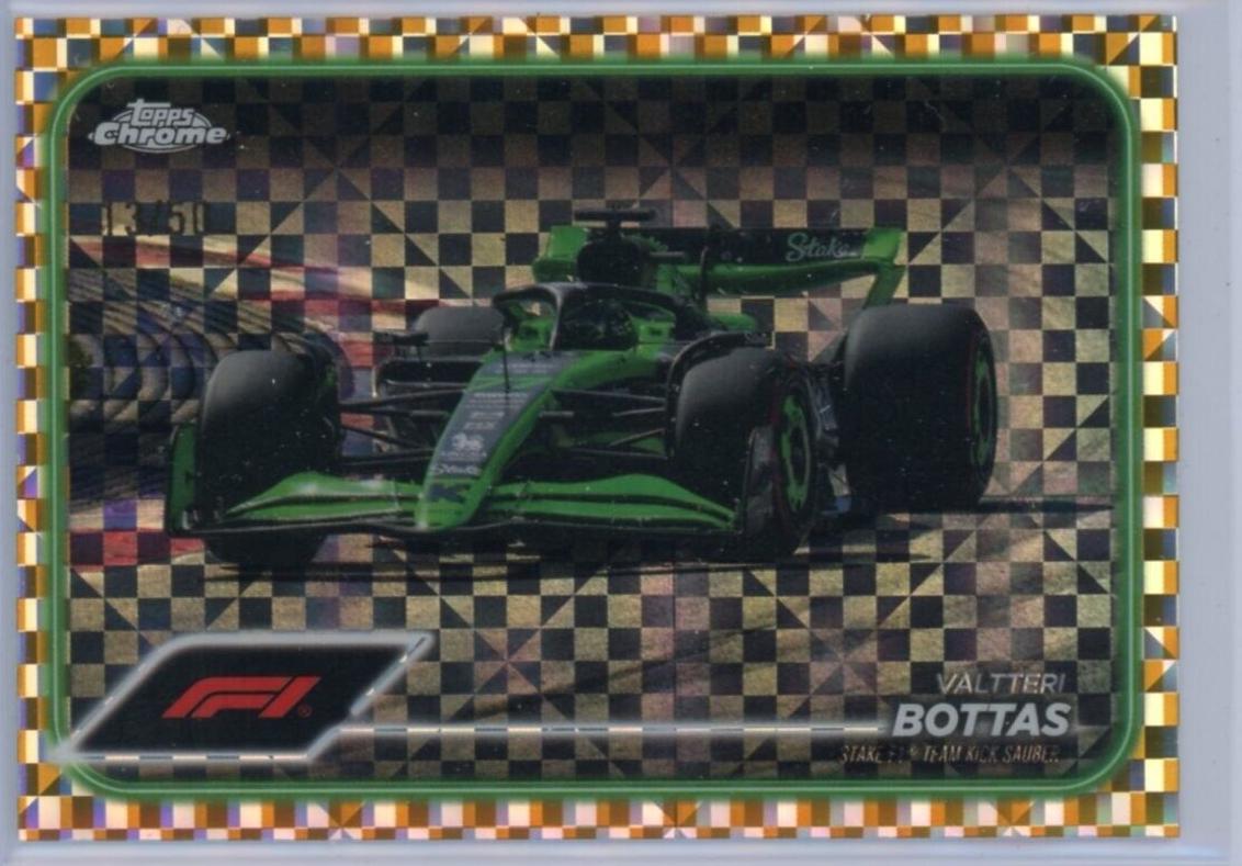 Valtteri Bottas [Checker Flag Gold Refractor] #85
