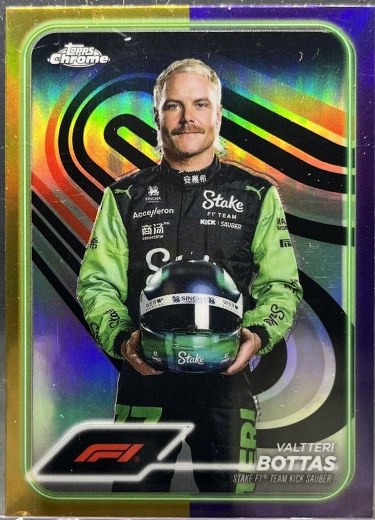 Valtteri Bottas [Gold Purple Refractor] #13