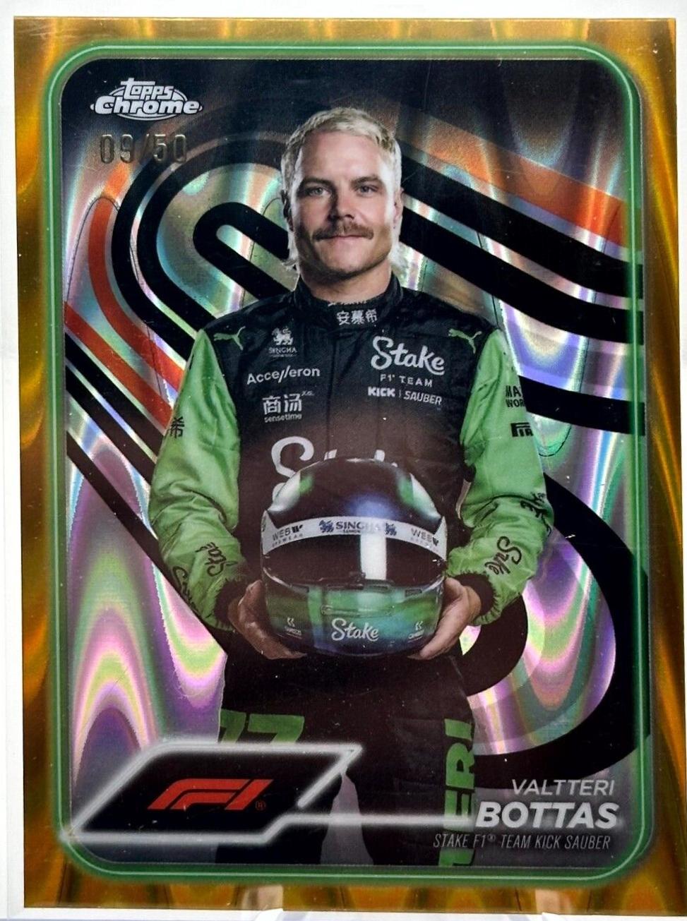 Valtteri Bottas [Gold RayWave Refractor] #13