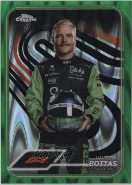 Valtteri Bottas [Green RayWave Refractor] #13