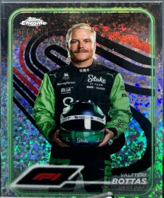 Valtteri Bottas [Mini Diamond Refractor] #13