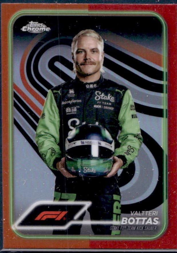 Valtteri Bottas [Orange Red Refractor] #13