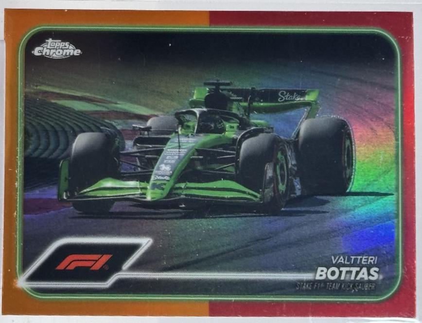 Valtteri Bottas [Orange Red Refractor] #85