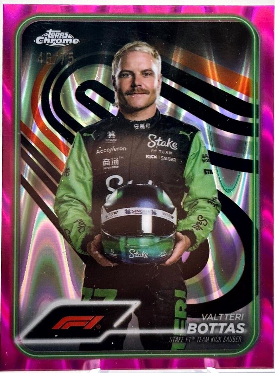 Valtteri Bottas [Pink RayWave Refractor] #13