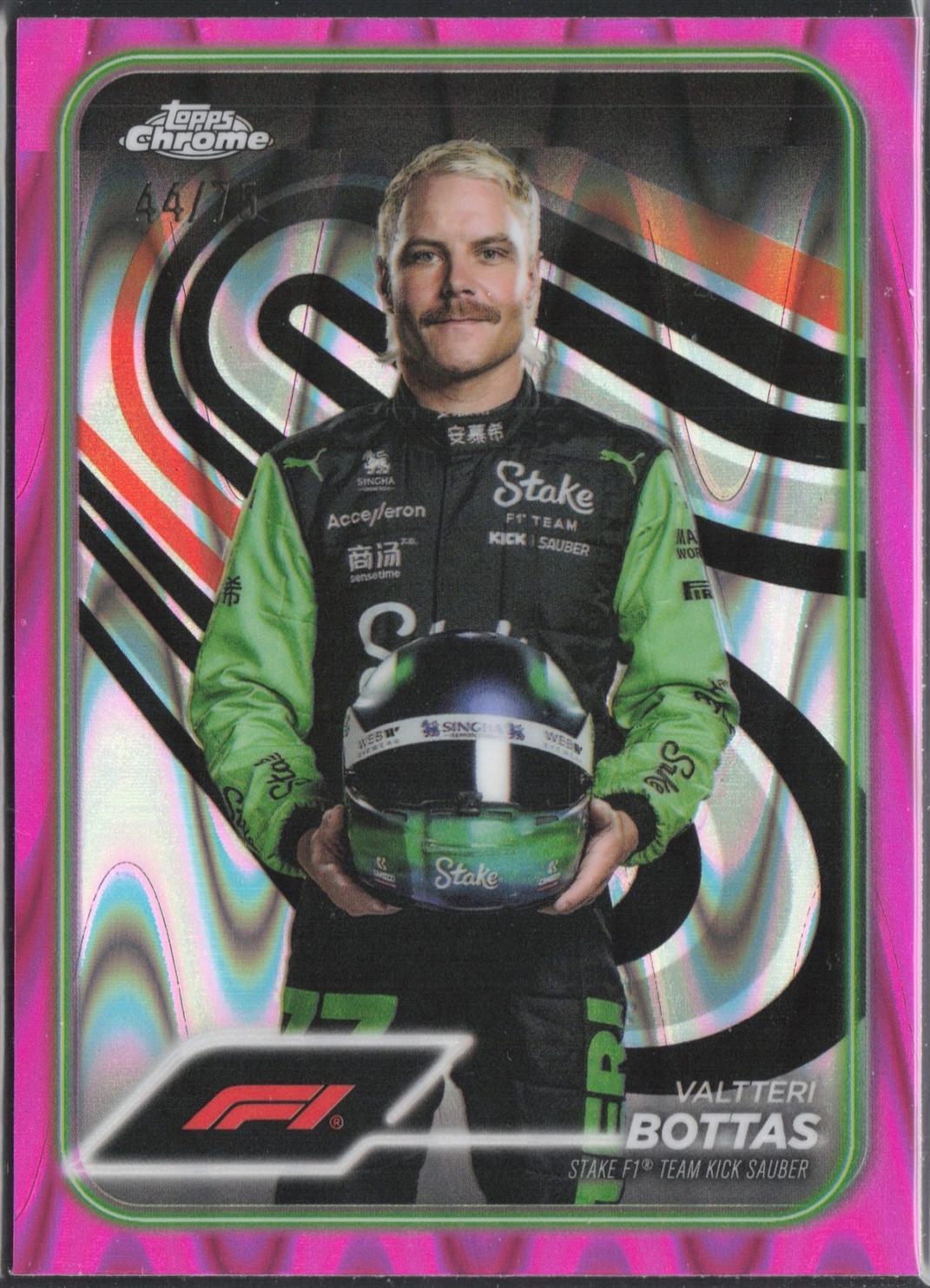 Valtteri Bottas [Pink RayWave Refractor] #85