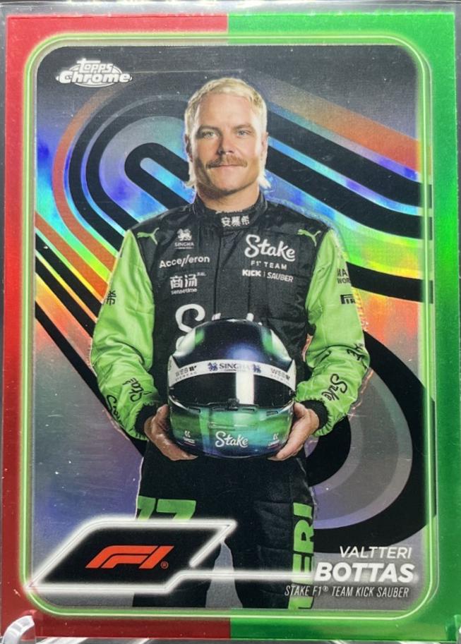 Valtteri Bottas [Red Green Refractor] #13