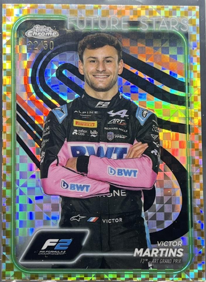 Victor Martins [Checker Flag Gold Refractor] #30