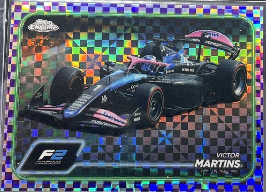 Victor Martins [Checker Flag Purple Refractor] #102