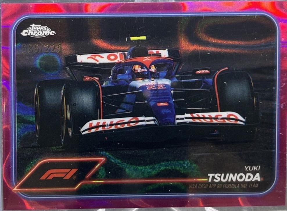 Yuki Tsunoda [Fuchsia Lava Refractor] #89