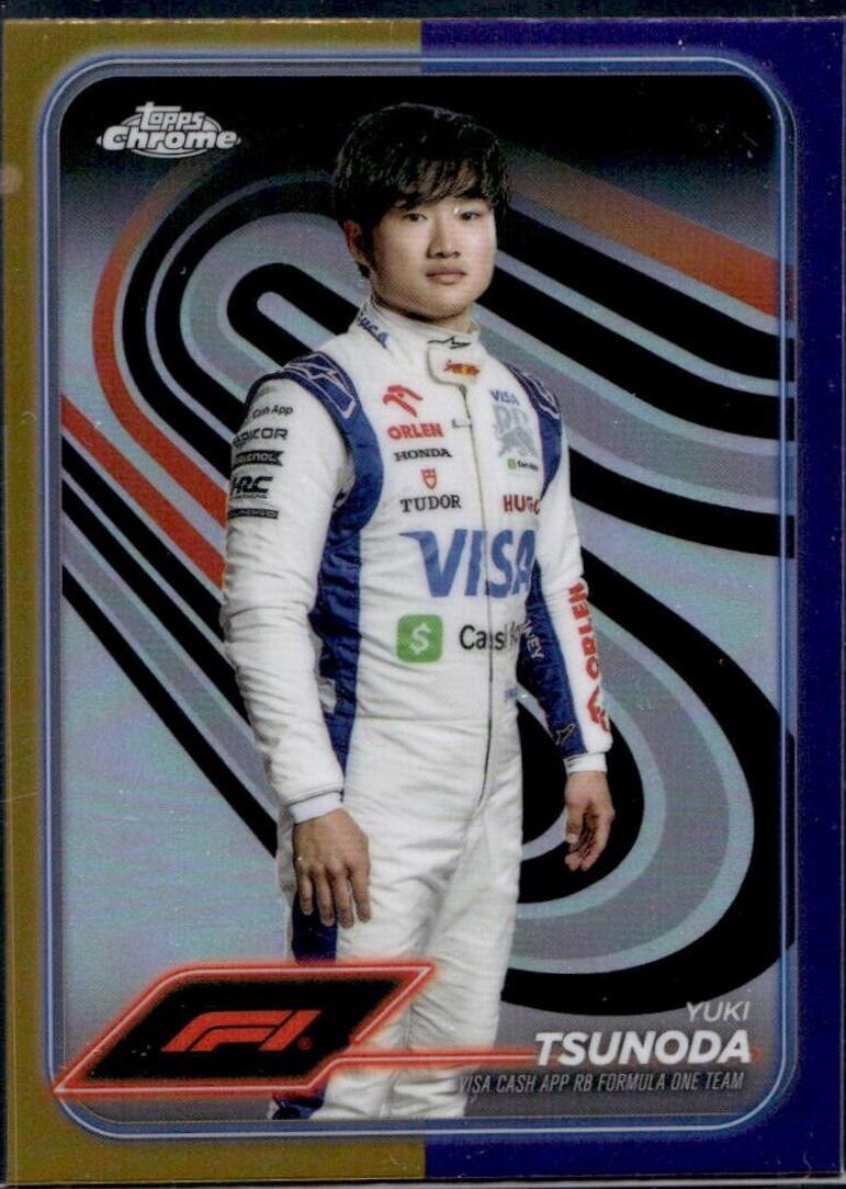 Yuki Tsunoda [Gold Purple Refractor] #17