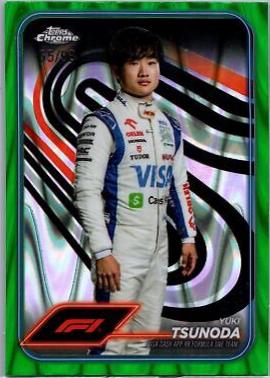 Yuki Tsunoda [Green RayWave Refractor] #17