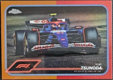 Yuki Tsunoda [Orange Red Refractor] #89
