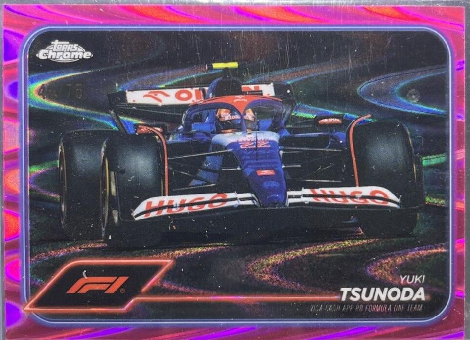 Yuki Tsunoda [Pink RayWave Refractor] #89