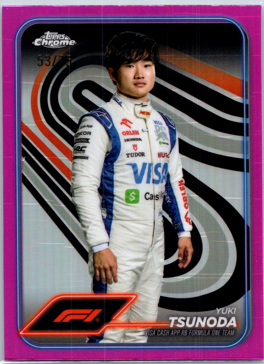 Yuki Tsunoda [Pink Refractor] #17