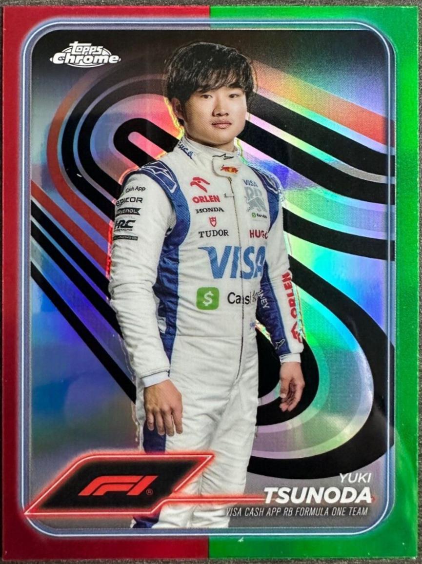 Yuki Tsunoda [Red Green Refractor] #17
