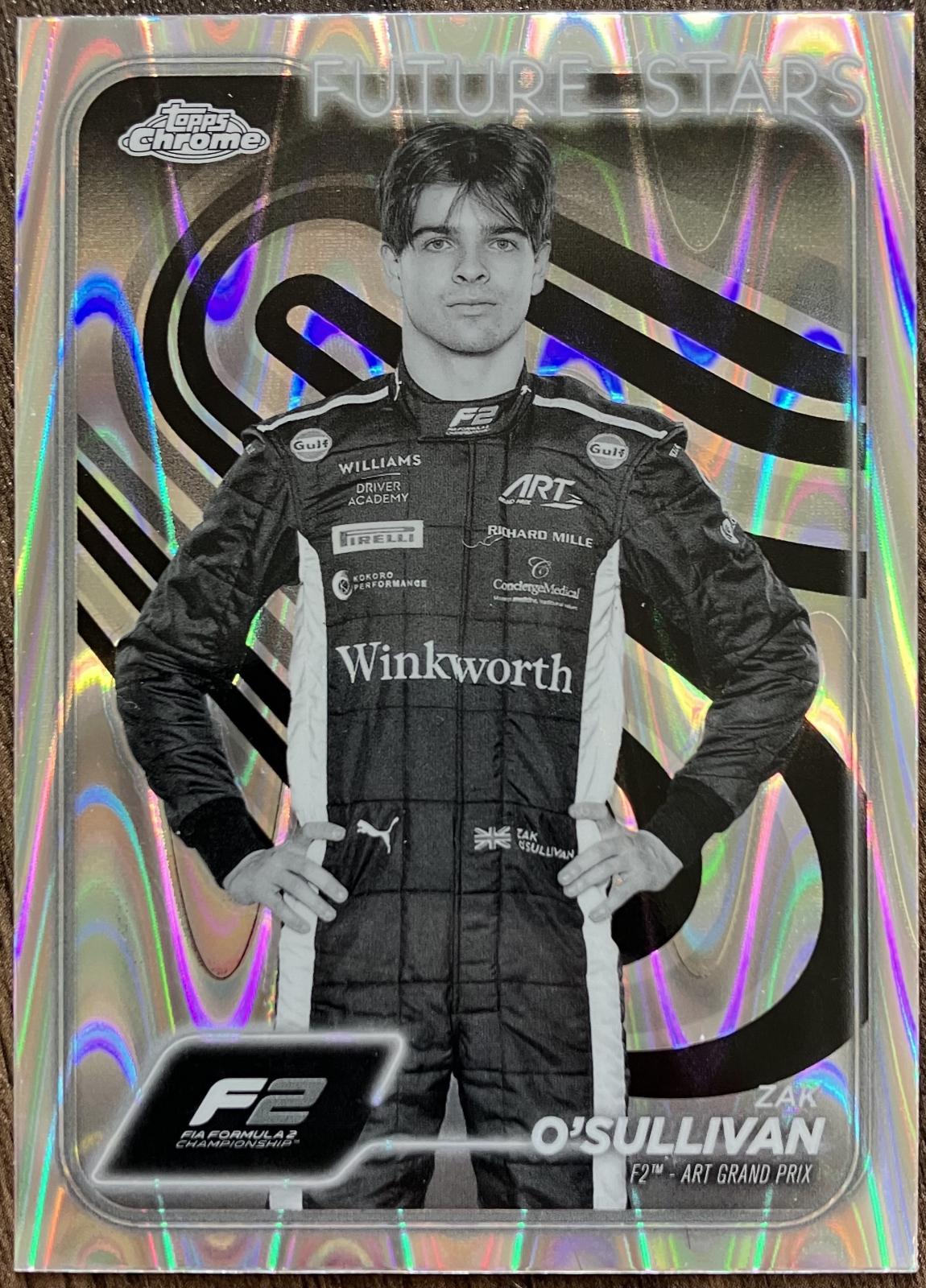 Zak O'Sullivan [Black White RayWave Refractor] #29