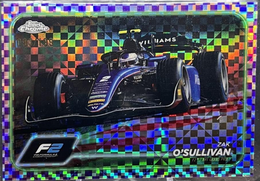 Zak O'Sullivan [Checker Flag Purple Refractor] #101