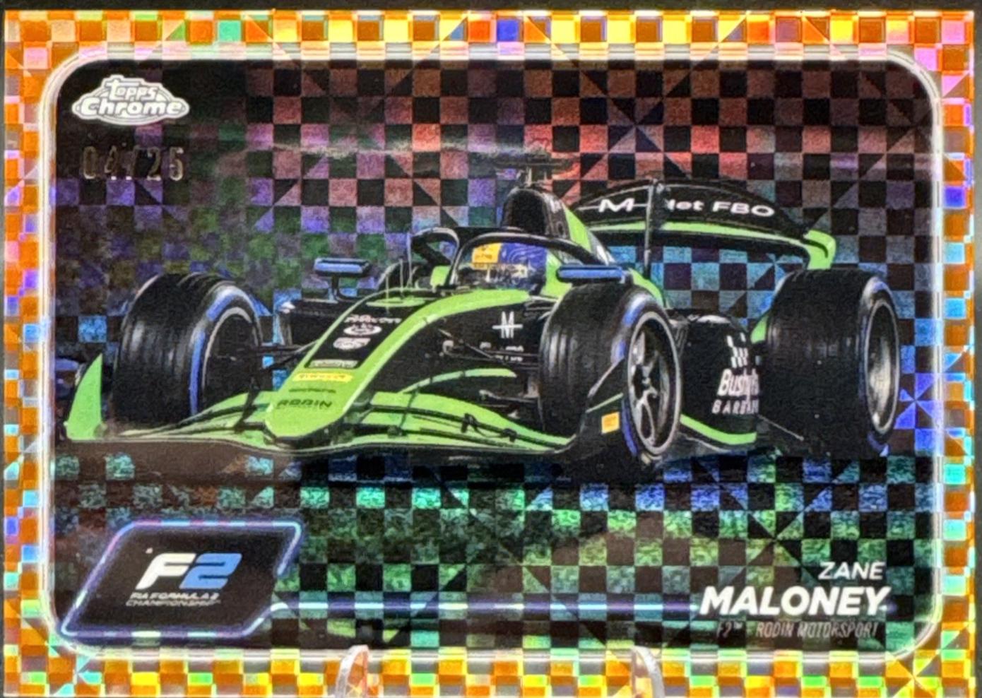 Zane Maloney [Checker Flag Orange Refractor] #97