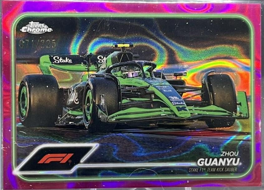 Zhou Guanyu [Fuchsia Lava Refractor] #86