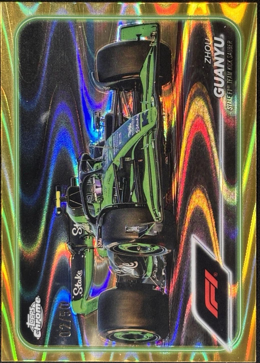 Zhou Guanyu [Gold RayWave Refractor] #86