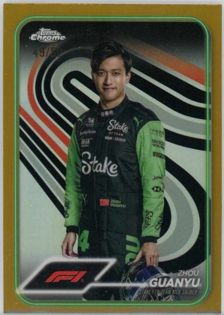 Zhou Guanyu [Gold Refractor] #14