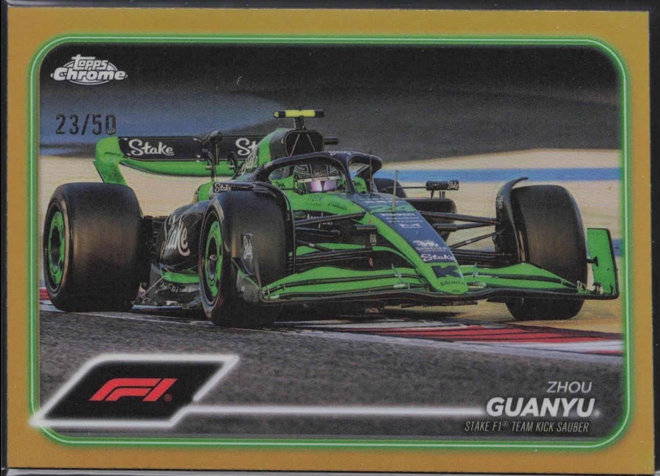 Zhou Guanyu [Gold Refractor] #86