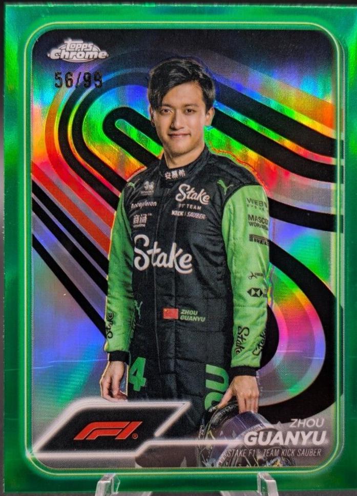 Zhou Guanyu [Green Refractor] #14