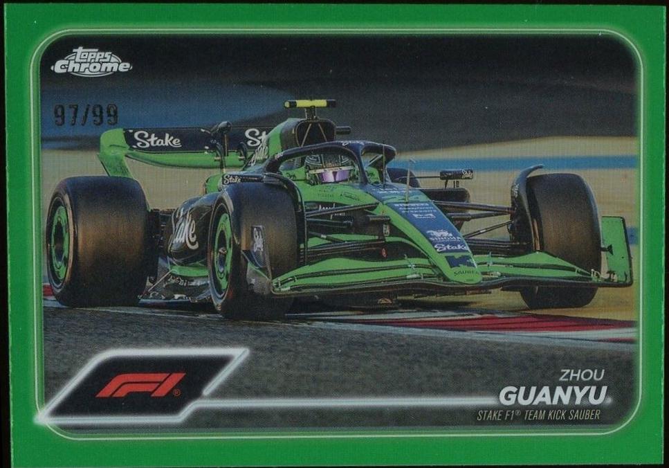 Zhou Guanyu [Green Refractor] #86